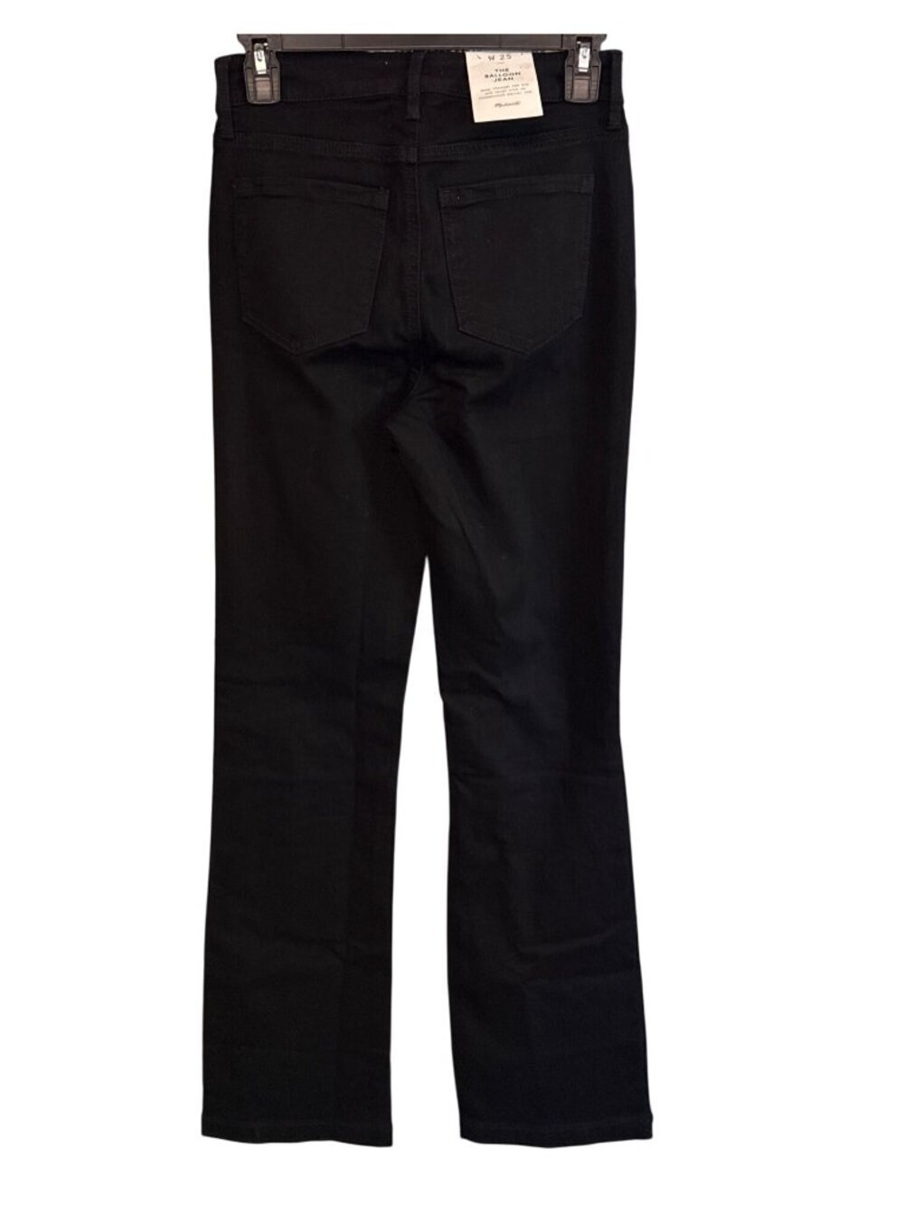 Madewell Womens The Balloon Jean~Size 25~Black Frost NEW w/DAMAGE L7 21 - Picture 4 of 14